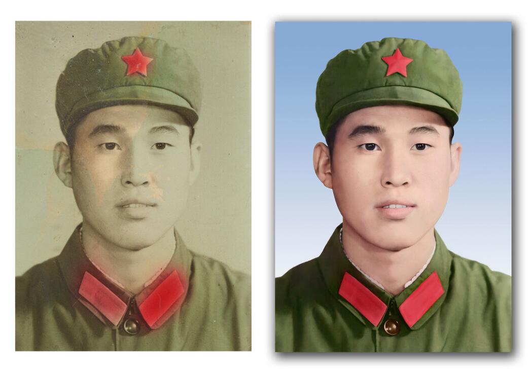 和平镇破损照片修复-18